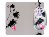 MOUSE SAITEK BUTTERFLY SILHOUETTE WITH MOUSE PAD