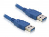USB-A M/M 3.0 CABLE 1.5M BLUE DELOCK