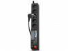 SURGE PROTECTOR ACAR 504W 1.8M 5X FRENCH OUTLETS BLACK