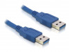USB-A M/M 3.0 CABLE 1M BLUE DELOCK