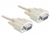 9F/9F RS232 CABLE 3M NULL MODEM DELOCK