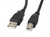 USB-A(M)->USB-B(M) 2.0 CABLE 1.8M BLACK LANBERG