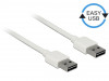 USB-A M/M 2.0 CABLE 3M DUAL EASY-USB WHITE DELOCK