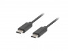 USB-C M/M 2.0 CABLE 1.8M BLACK LANBERG