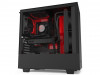PC CASE NZXT H510 MIDI TOWER BLACK-RED WINDOW