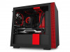PC CASE NZXT H210 MINI-ITX TOWER BLACK-RED WINDOW
