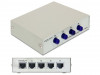SWITCH DELOCK 4X 100MB UNMANAGED FAST ETHERNET BIDIRECTIONAL