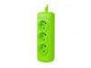 POWER STRIP ARMAC ARCOLOR 3 3M 3X FRENCH OUTLETS GREEN