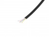 FLAT TELEPHONE CABLE 100M 4-WIRES BLACK LANBERG