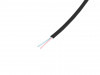 FLAT TELEPHONE CABLE 100M 2-WIRES BLACK LANBERG