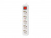 POWER STRIP LANBERG 1.5M 5X SCHUKO OUTLETS WITH CIRCUIT BREAKER QUALITY-GRADE COPPER CABLE WHITE